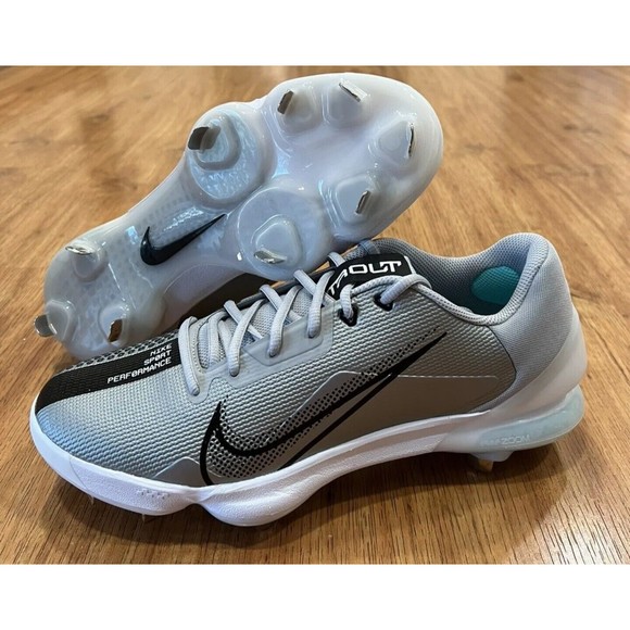NIKE MENS FORCE ZOOM TROUT 7 PRO METAL BASEBALL CLEATS Size 7.5 CQ7224 023 Grey - Picture 2 of 5